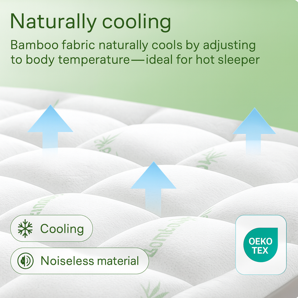 EverLoom™ Orthopedic Bamboo Mattress Topper